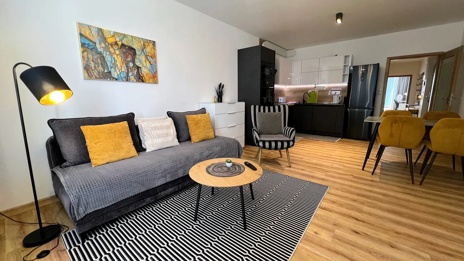 Obývací pokoj, apartmán 2+kk