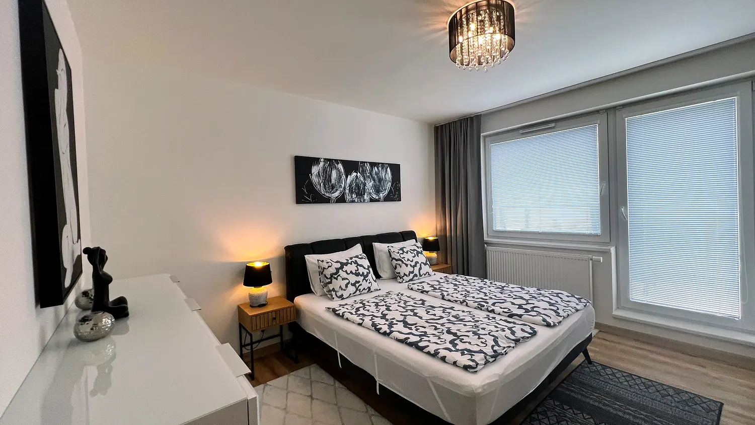 Ložnice, apartmán 2+kk