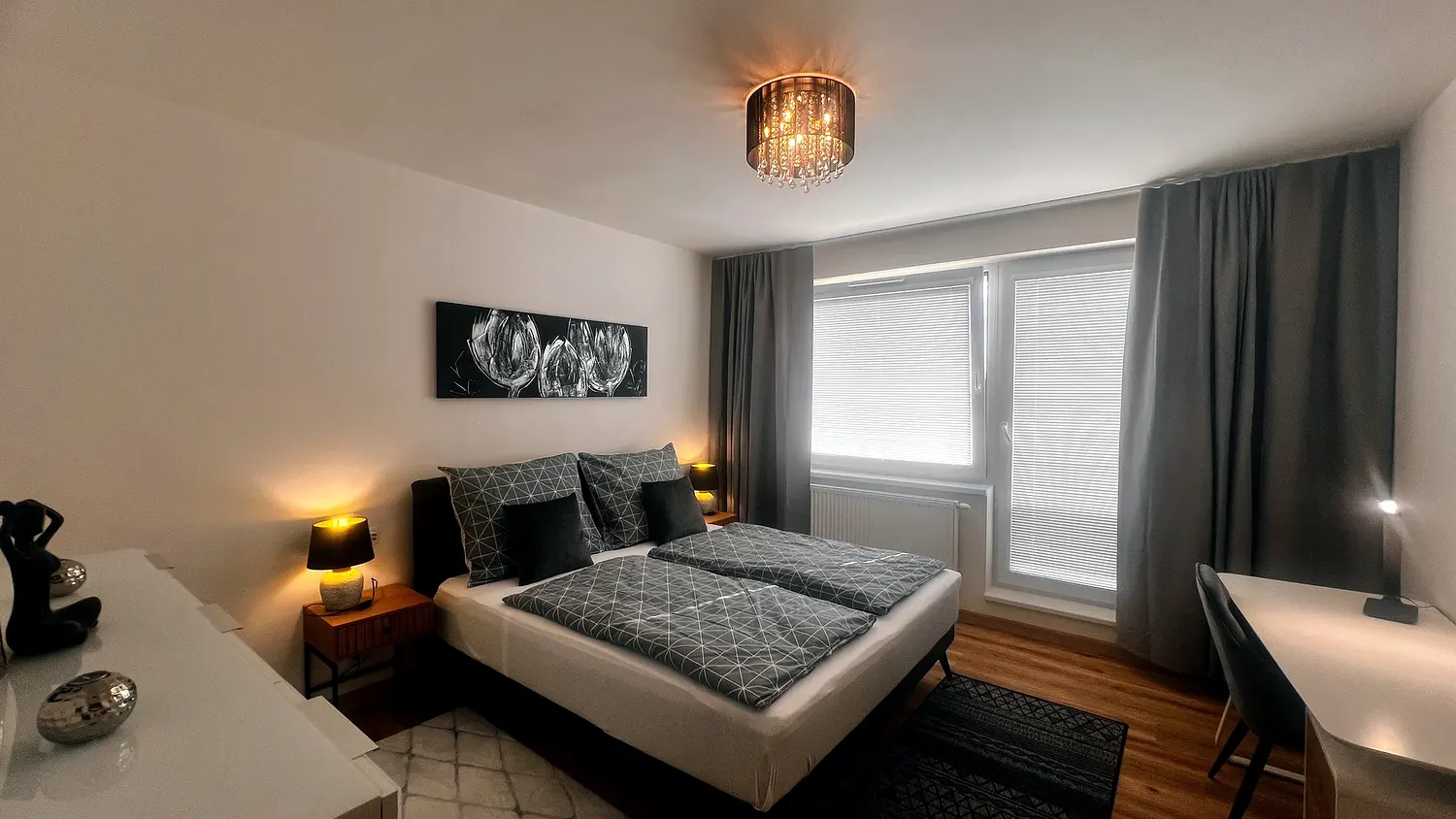 Ložnice, apartmán 2+kk
